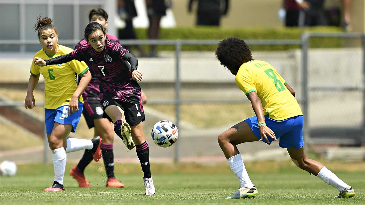 La Selección Mexicana femenil Sub-20 perdió 1-0 ante Brasil en amistoso